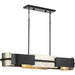 Myhouse Lighting Progress Lighting - P400352-31M - Four Light Linear Chandelier - Lowery - Matte Black