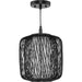 Myhouse Lighting Progress Lighting - P500395-202 - One Light Mini Pendant - Cordova - Black Rattan