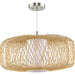 Myhouse Lighting Progress Lighting - P500397-201 - One Light Pendant - Cordova - Natural Rattan