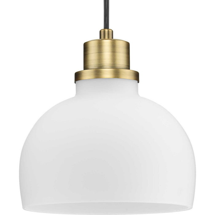 Myhouse Lighting Progress Lighting - P500406-163 - One Light Mini Pendant - Garris - Vintage Brass