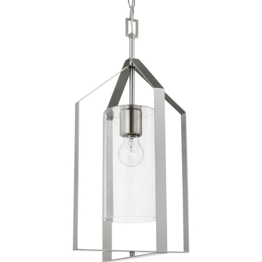 Myhouse Lighting Progress Lighting - P500431-009 - One Light Foyer Pendant - Vertex - Brushed Nickel