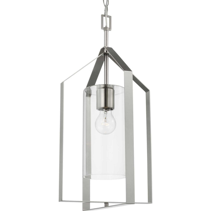 Myhouse Lighting Progress Lighting - P500431-009 - One Light Foyer Pendant - Vertex - Brushed Nickel