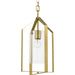 Myhouse Lighting Progress Lighting - P500431-191 - One Light Foyer Pendant - Vertex - Brushed Gold