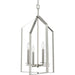 Myhouse Lighting Progress Lighting - P500432-009 - Four Light Foyer Pendant - Vertex - Brushed Nickel