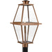 Myhouse Lighting Progress Lighting - P540107-169 - One Light Outdoor Post Lantern - Bradshaw - Antique Copper (Painted)