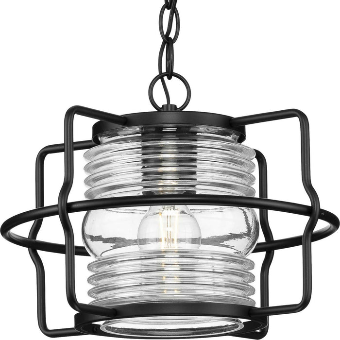 Myhouse Lighting Progress Lighting - P550134-31M - One Light Outdoor Hanging Lantern - Keegan - Matte Black