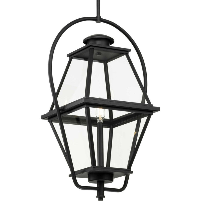 Myhouse Lighting Progress Lighting - P550138-031 - One Light Outdoor Hanging Lantern - Bradshaw - Black