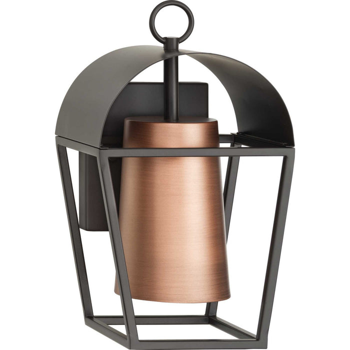 Myhouse Lighting Progress Lighting - P560335-020 - One Light Outdoor Wall Lantern - Hutchence - Antique Bronze