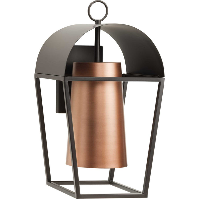 Myhouse Lighting Progress Lighting - P560336-020 - One Light Outdoor Wall Lantern - Hutchence - Antique Bronze