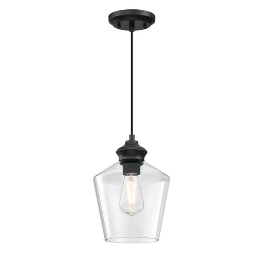 Myhouse Lighting Westinghouse Lighting - 6132600 - One Light Mini Pendant - Ramsey - Matte Black