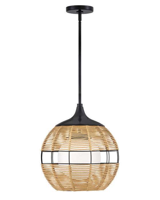 Myhouse Lighting Hinkley - 19677BK-NAT - LED Pendant - Maddox - Black