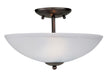 Myhouse Lighting Maxim - 10042FTBK - Two Light Semi-Flush Mount - Logan - Black