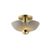 Myhouse Lighting Maxim - 11390SGSBR - LED Flush Mount - Poppy - Silver Gold / Satin Brass