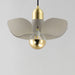 Myhouse Lighting Maxim - 11391SGSBR - LED Pendant - Poppy - Silver Gold / Satin Brass