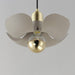 Myhouse Lighting Maxim - 11391SGSBR - LED Pendant - Poppy - Silver Gold / Satin Brass