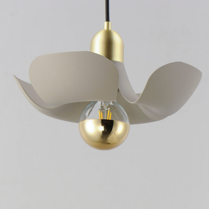 Myhouse Lighting Maxim - 11391SGSBR - LED Pendant - Poppy - Silver Gold / Satin Brass