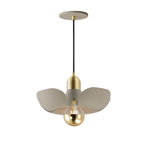 Myhouse Lighting Maxim - 11391SGSBR - LED Pendant - Poppy - Silver Gold / Satin Brass