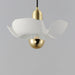 Myhouse Lighting Maxim - 11391WTSBR - LED Pendant - Poppy - White/Satin Brass