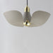 Myhouse Lighting Maxim - 11392SGSBR - LED Pendant - Poppy - Silver Gold / Satin Brass