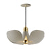 Myhouse Lighting Maxim - 11394SGSBR - LED Pendant - Poppy - Silver Gold / Satin Brass