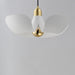 Myhouse Lighting Maxim - 11394WTSBR - LED Pendant - Poppy - White/Satin Brass