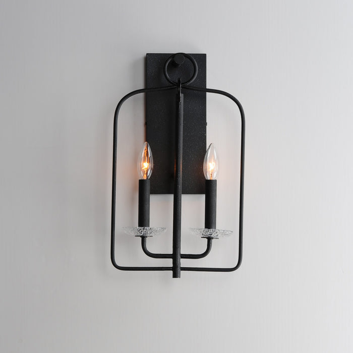 Myhouse Lighting Maxim - 12322TCAR - Two Light Wall Sconce - Madeira - Anthracite