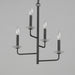 Myhouse Lighting Maxim - 12324TCAR - Four Light Chandelier - Madeira - Anthracite