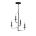 Myhouse Lighting Maxim - 12324TCAR - Four Light Chandelier - Madeira - Anthracite