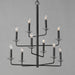 Myhouse Lighting Maxim - 12329TCAR - Ten Light Chandelier - Madeira - Anthracite