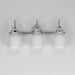 Myhouse Lighting Maxim - 12333WTPC - Three Light Bath Vanity - Milk - Polished Chrome