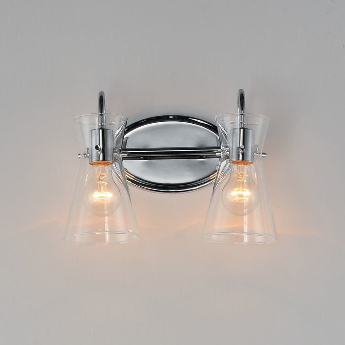 Myhouse Lighting Maxim - 12482CLPC - Two Light Bath Vanity - Ava - Polished Chrome