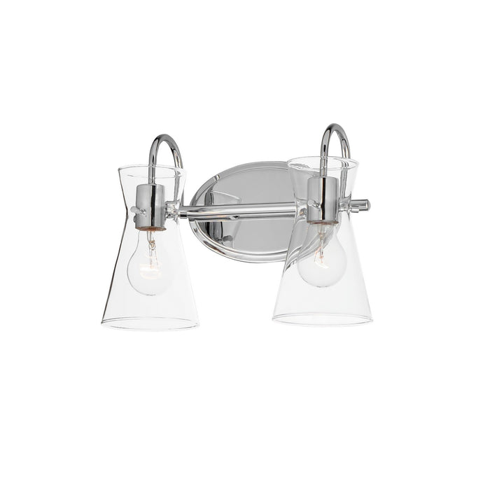 Myhouse Lighting Maxim - 12482CLPC - Two Light Bath Vanity - Ava - Polished Chrome