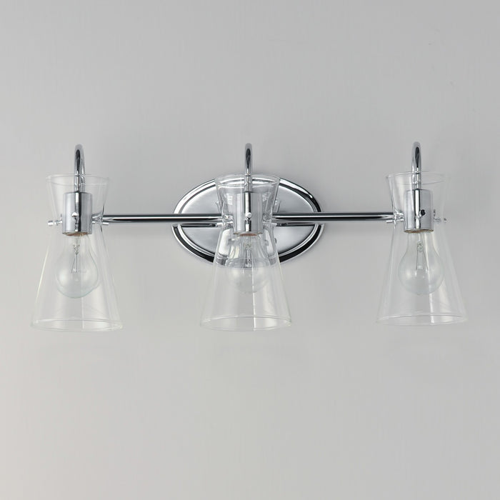 Myhouse Lighting Maxim - 12483CLPC - Three Light Bath Vanity - Ava - Polished Chrome