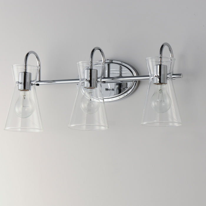 Myhouse Lighting Maxim - 12483CLPC - Three Light Bath Vanity - Ava - Polished Chrome