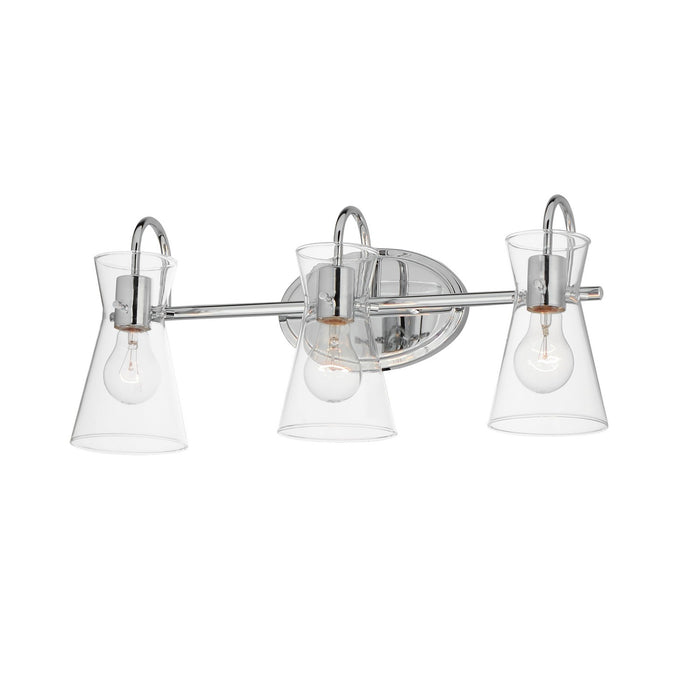 Myhouse Lighting Maxim - 12483CLPC - Three Light Bath Vanity - Ava - Polished Chrome