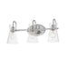 Myhouse Lighting Maxim - 12483CLPC - Three Light Bath Vanity - Ava - Polished Chrome