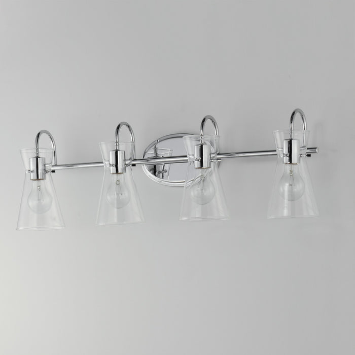 Myhouse Lighting Maxim - 12484CLPC - Four Light Bath Vanity - Ava - Polished Chrome