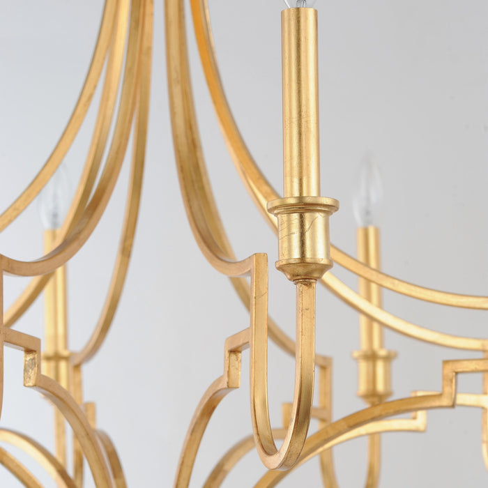 Myhouse Lighting Maxim - 12788GL - Eight Light Chandelier - Normandy - Gold Leaf