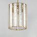 Myhouse Lighting Maxim - 12802CZNAB - Three Light Foyer Pendant - Miramar - Capiz / Natural Aged Brass