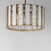 Myhouse Lighting Maxim - 12803CZNAB - Three Light Pendant - Miramar - Capiz / Natural Aged Brass