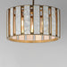 Myhouse Lighting Maxim - 12803CZNAB - Three Light Pendant - Miramar - Capiz / Natural Aged Brass