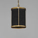 Myhouse Lighting Maxim - 14461BRNAB - One Light Pendant - Rattan - Natural Aged Brass