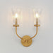 Myhouse Lighting Maxim - 16152CRNAB - Two Light Wall Sconce - Camelot - Natural Aged Brass