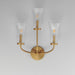 Myhouse Lighting Maxim - 16153CRNAB - Three Light Wall Sconce - Camelot - Natural Aged Brass