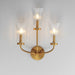 Myhouse Lighting Maxim - 16153CRNAB - Three Light Wall Sconce - Camelot - Natural Aged Brass