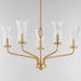 Myhouse Lighting Maxim - 16155CRNAB - Five Light Chandelier - Camelot - Natural Aged Brass