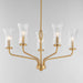 Myhouse Lighting Maxim - 16155CRNAB - Five Light Chandelier - Camelot - Natural Aged Brass