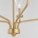 Myhouse Lighting Maxim - 16155CRNAB - Five Light Chandelier - Camelot - Natural Aged Brass