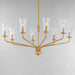 Myhouse Lighting Maxim - 16158CRNAB - Eight Light Chandelier - Camelot - Natural Aged Brass