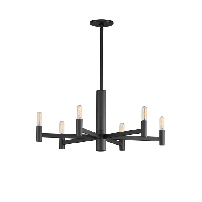 Myhouse Lighting Maxim - 21366BK - Six Light Chandelier - Emana - Black